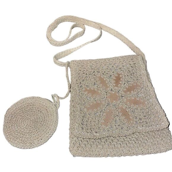 Crochet Crossbody Handbag  - Picture 1 of 14